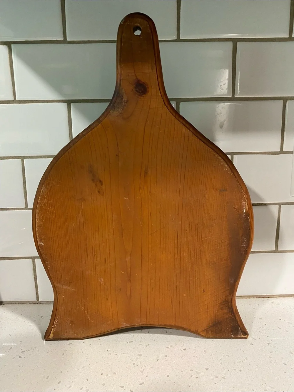 Vintage Wooden Wall Plate Pocket With Carved Rose Cottagecore